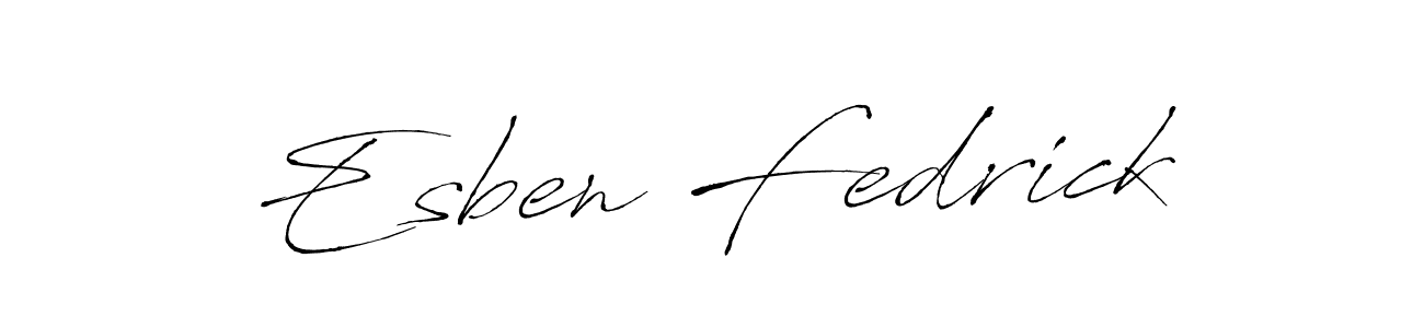 The best way (Antro_Vectra) to make a short signature is to pick only two or three words in your name. The name Esben Fedrick include a total of six letters. For converting this name. Esben Fedrick signature style 6 images and pictures png