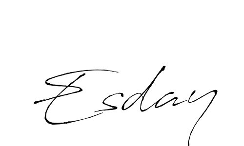 Make a beautiful signature design for name Esday. Use this online signature maker to create a handwritten signature for free. Esday signature style 6 images and pictures png