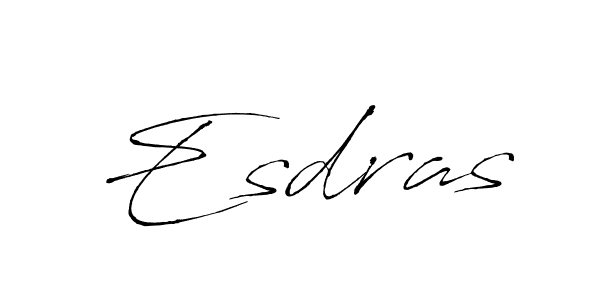 Use a signature maker to create a handwritten signature online. With this signature software, you can design (Antro_Vectra) your own signature for name Esdras. Esdras signature style 6 images and pictures png