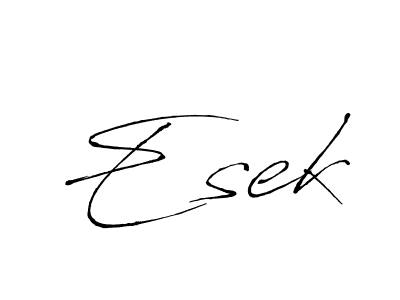 How to make Esek name signature. Use Antro_Vectra style for creating short signs online. This is the latest handwritten sign. Esek signature style 6 images and pictures png