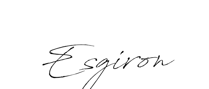 This is the best signature style for the Esgiron name. Also you like these signature font (Antro_Vectra). Mix name signature. Esgiron signature style 6 images and pictures png
