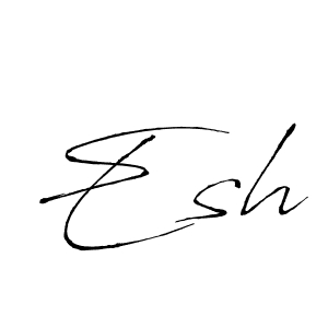 Also You can easily find your signature by using the search form. We will create Esh name handwritten signature images for you free of cost using Antro_Vectra sign style. Esh signature style 6 images and pictures png