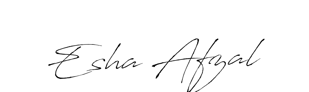 The best way (Antro_Vectra) to make a short signature is to pick only two or three words in your name. The name Esha Afzal include a total of six letters. For converting this name. Esha Afzal signature style 6 images and pictures png