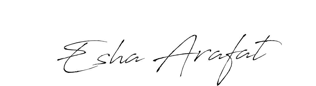 Create a beautiful signature design for name Esha Arafat. With this signature (Antro_Vectra) fonts, you can make a handwritten signature for free. Esha Arafat signature style 6 images and pictures png