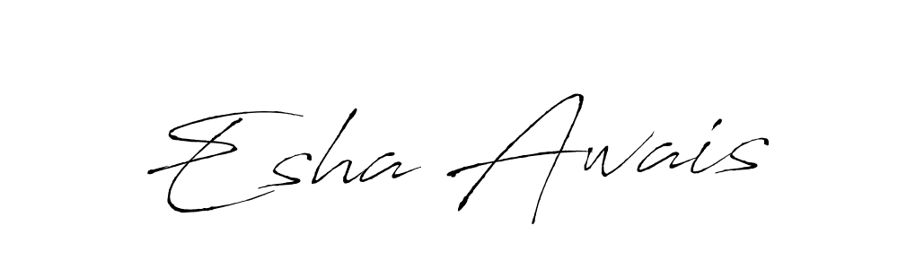 You can use this online signature creator to create a handwritten signature for the name Esha Awais. This is the best online autograph maker. Esha Awais signature style 6 images and pictures png