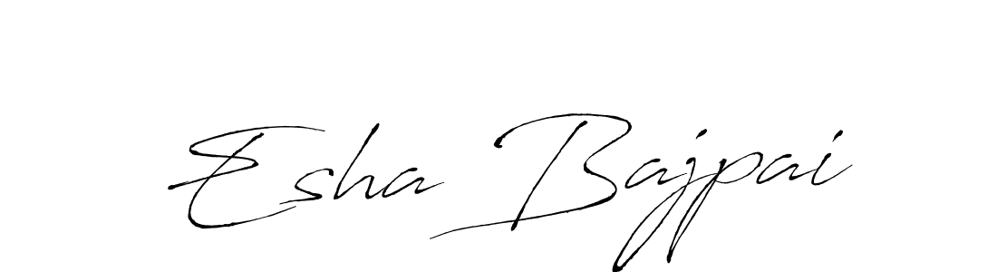 This is the best signature style for the Esha Bajpai name. Also you like these signature font (Antro_Vectra). Mix name signature. Esha Bajpai signature style 6 images and pictures png