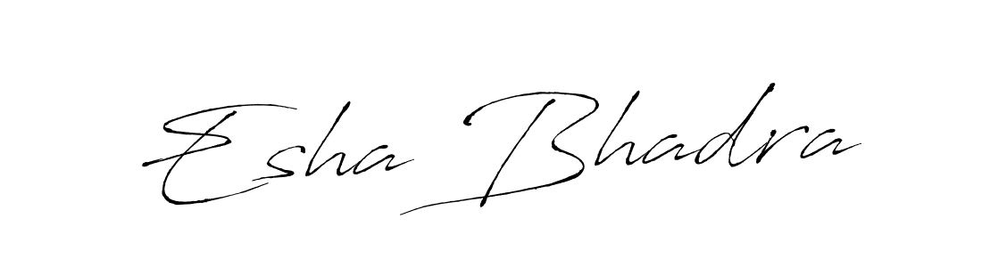 Use a signature maker to create a handwritten signature online. With this signature software, you can design (Antro_Vectra) your own signature for name Esha Bhadra. Esha Bhadra signature style 6 images and pictures png