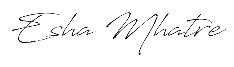 How to Draw Esha Mhatre signature style? Antro_Vectra is a latest design signature styles for name Esha Mhatre. Esha Mhatre signature style 6 images and pictures png