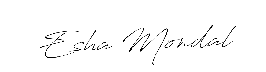 It looks lik you need a new signature style for name Esha Mondal. Design unique handwritten (Antro_Vectra) signature with our free signature maker in just a few clicks. Esha Mondal signature style 6 images and pictures png