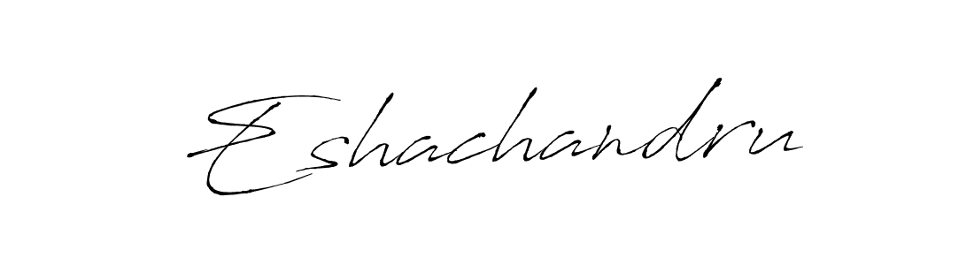 How to make Eshachandru signature? Antro_Vectra is a professional autograph style. Create handwritten signature for Eshachandru name. Eshachandru signature style 6 images and pictures png