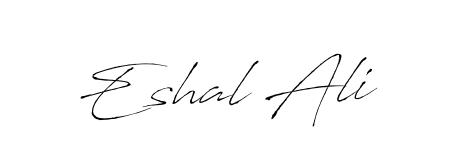 Also You can easily find your signature by using the search form. We will create Eshal Ali name handwritten signature images for you free of cost using Antro_Vectra sign style. Eshal Ali signature style 6 images and pictures png