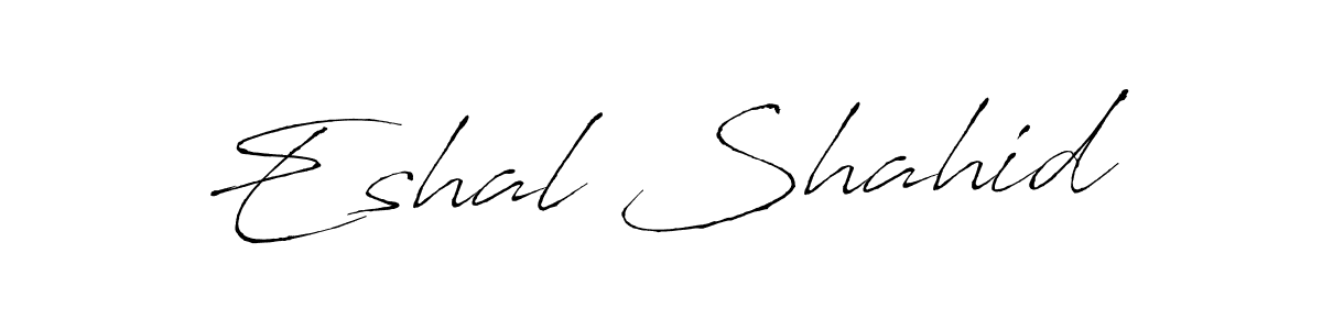 How to Draw Eshal Shahid signature style? Antro_Vectra is a latest design signature styles for name Eshal Shahid. Eshal Shahid signature style 6 images and pictures png