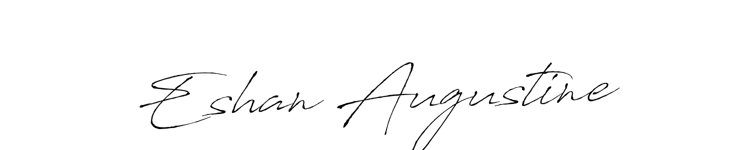 It looks lik you need a new signature style for name Eshan Augustine. Design unique handwritten (Antro_Vectra) signature with our free signature maker in just a few clicks. Eshan Augustine signature style 6 images and pictures png