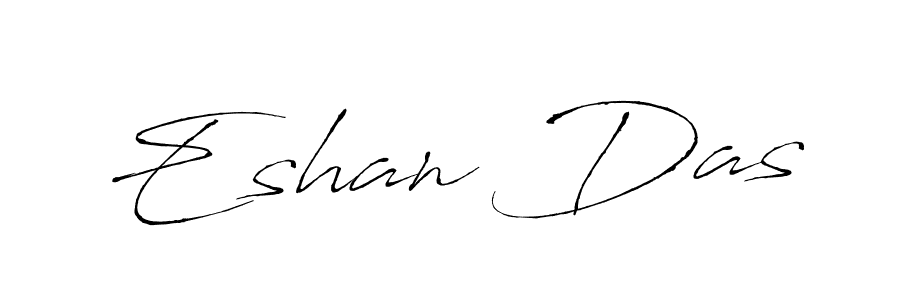 How to make Eshan Das name signature. Use Antro_Vectra style for creating short signs online. This is the latest handwritten sign. Eshan Das signature style 6 images and pictures png