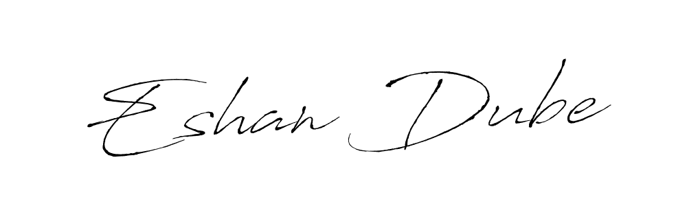 Use a signature maker to create a handwritten signature online. With this signature software, you can design (Antro_Vectra) your own signature for name Eshan Dube. Eshan Dube signature style 6 images and pictures png