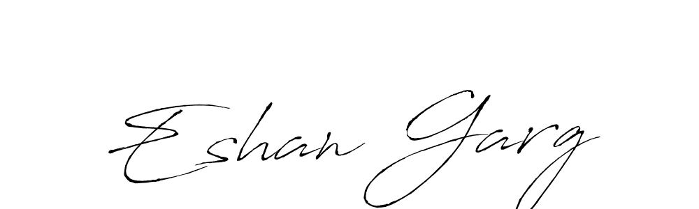 The best way (Antro_Vectra) to make a short signature is to pick only two or three words in your name. The name Eshan Garg include a total of six letters. For converting this name. Eshan Garg signature style 6 images and pictures png