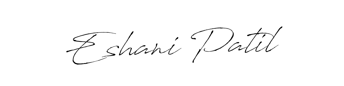 Similarly Antro_Vectra is the best handwritten signature design. Signature creator online .You can use it as an online autograph creator for name Eshani Patil. Eshani Patil signature style 6 images and pictures png