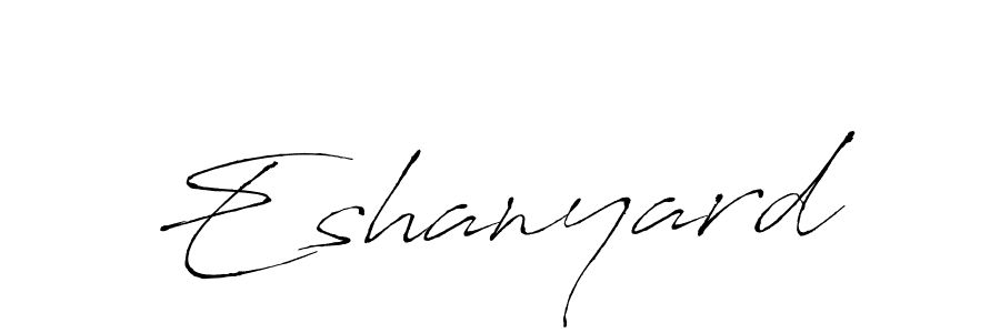 How to Draw Eshanyard signature style? Antro_Vectra is a latest design signature styles for name Eshanyard. Eshanyard signature style 6 images and pictures png