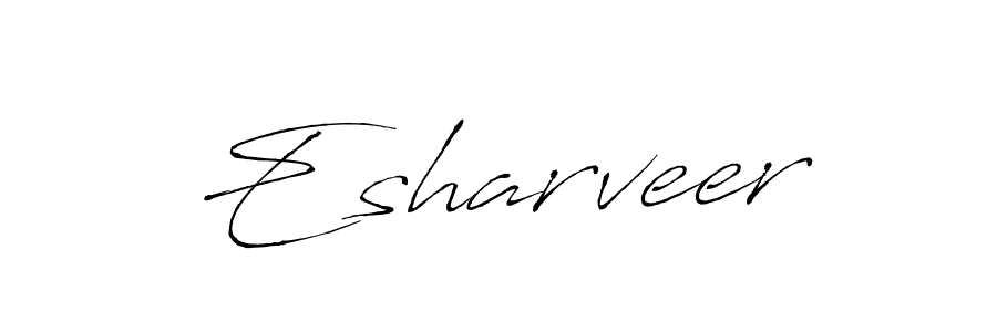 Esharveer stylish signature style. Best Handwritten Sign (Antro_Vectra) for my name. Handwritten Signature Collection Ideas for my name Esharveer. Esharveer signature style 6 images and pictures png