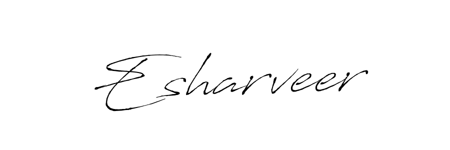 Esharveer stylish signature style. Best Handwritten Sign (Antro_Vectra) for my name. Handwritten Signature Collection Ideas for my name Esharveer. Esharveer signature style 6 images and pictures png