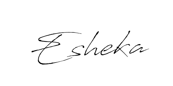 Antro_Vectra is a professional signature style that is perfect for those who want to add a touch of class to their signature. It is also a great choice for those who want to make their signature more unique. Get Esheka name to fancy signature for free. Esheka signature style 6 images and pictures png