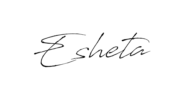 Once you've used our free online signature maker to create your best signature Antro_Vectra style, it's time to enjoy all of the benefits that Esheta name signing documents. Esheta signature style 6 images and pictures png