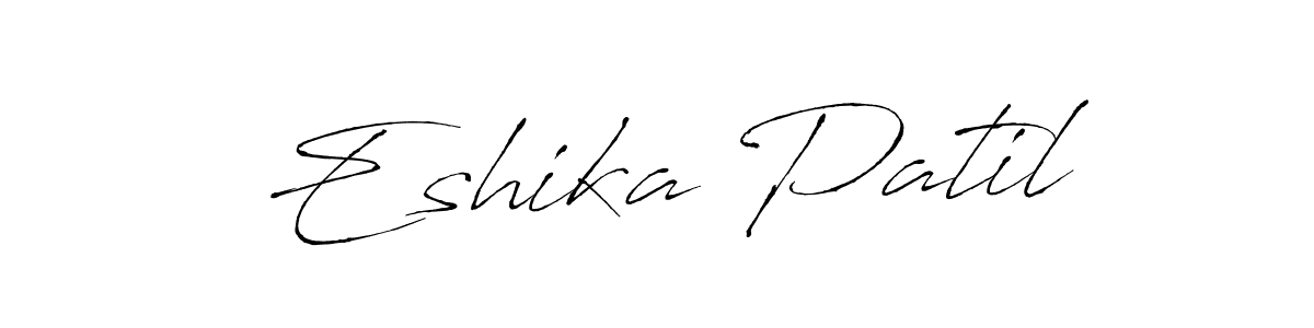 You should practise on your own different ways (Antro_Vectra) to write your name (Eshika Patil) in signature. don't let someone else do it for you. Eshika Patil signature style 6 images and pictures png