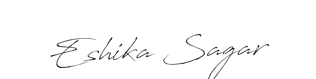 You can use this online signature creator to create a handwritten signature for the name Eshika Sagar. This is the best online autograph maker. Eshika Sagar signature style 6 images and pictures png