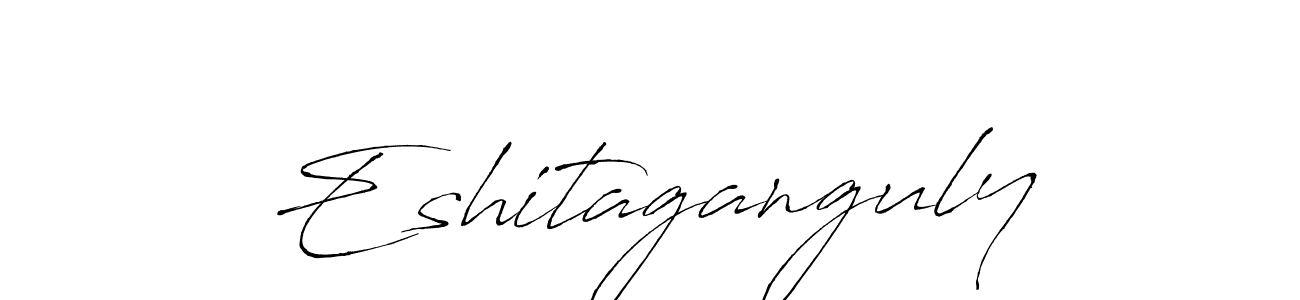 How to make Eshitaganguly signature? Antro_Vectra is a professional autograph style. Create handwritten signature for Eshitaganguly name. Eshitaganguly signature style 6 images and pictures png