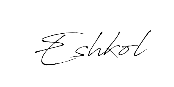 Eshkol stylish signature style. Best Handwritten Sign (Antro_Vectra) for my name. Handwritten Signature Collection Ideas for my name Eshkol. Eshkol signature style 6 images and pictures png