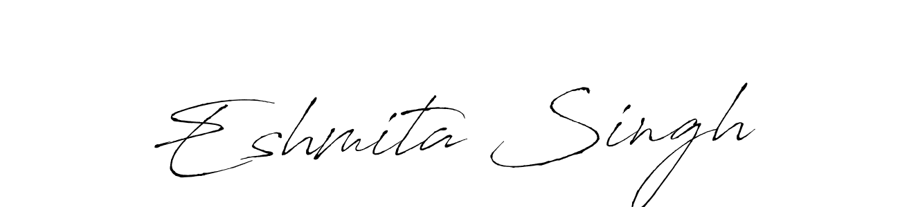 This is the best signature style for the Eshmita Singh name. Also you like these signature font (Antro_Vectra). Mix name signature. Eshmita Singh signature style 6 images and pictures png