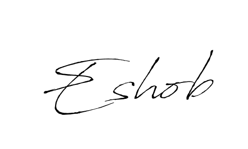Also You can easily find your signature by using the search form. We will create Eshob name handwritten signature images for you free of cost using Antro_Vectra sign style. Eshob signature style 6 images and pictures png