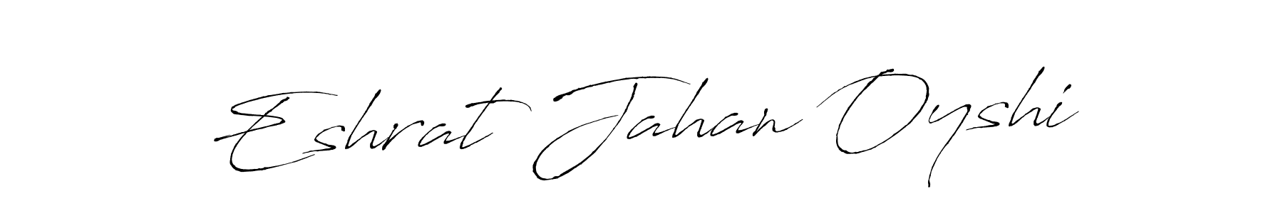 Eshrat Jahan Oyshi stylish signature style. Best Handwritten Sign (Antro_Vectra) for my name. Handwritten Signature Collection Ideas for my name Eshrat Jahan Oyshi. Eshrat Jahan Oyshi signature style 6 images and pictures png