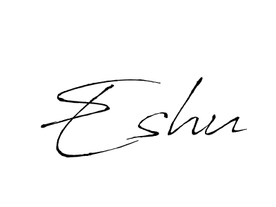 How to Draw Eshu signature style? Antro_Vectra is a latest design signature styles for name Eshu. Eshu signature style 6 images and pictures png