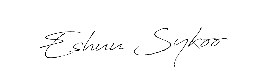 Also You can easily find your signature by using the search form. We will create Eshuu Sykoo name handwritten signature images for you free of cost using Antro_Vectra sign style. Eshuu Sykoo signature style 6 images and pictures png