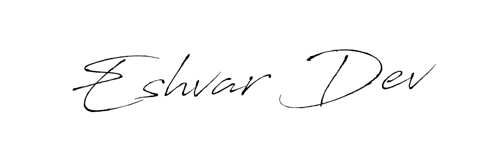 You should practise on your own different ways (Antro_Vectra) to write your name (Eshvar Dev) in signature. don't let someone else do it for you. Eshvar Dev signature style 6 images and pictures png