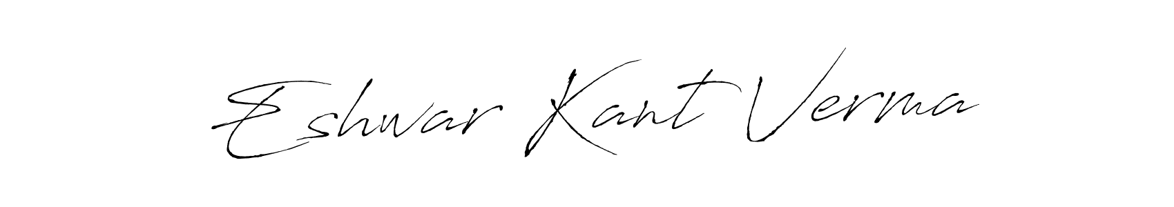 How to make Eshwar Kant Verma signature? Antro_Vectra is a professional autograph style. Create handwritten signature for Eshwar Kant Verma name. Eshwar Kant Verma signature style 6 images and pictures png