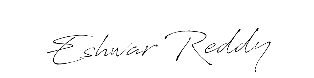 Create a beautiful signature design for name Eshwar Reddy. With this signature (Antro_Vectra) fonts, you can make a handwritten signature for free. Eshwar Reddy signature style 6 images and pictures png
