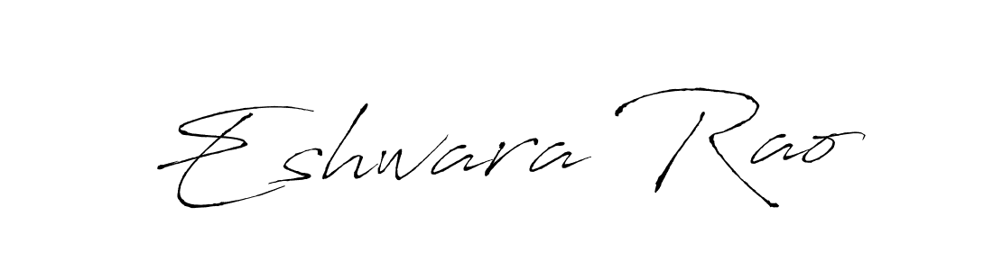 Design your own signature with our free online signature maker. With this signature software, you can create a handwritten (Antro_Vectra) signature for name Eshwara Rao. Eshwara Rao signature style 6 images and pictures png