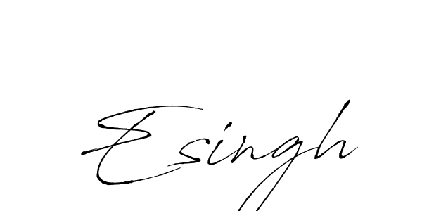Best and Professional Signature Style for Esingh. Antro_Vectra Best Signature Style Collection. Esingh signature style 6 images and pictures png