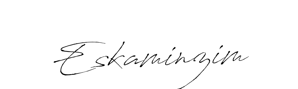 How to make Eskaminzim signature? Antro_Vectra is a professional autograph style. Create handwritten signature for Eskaminzim name. Eskaminzim signature style 6 images and pictures png