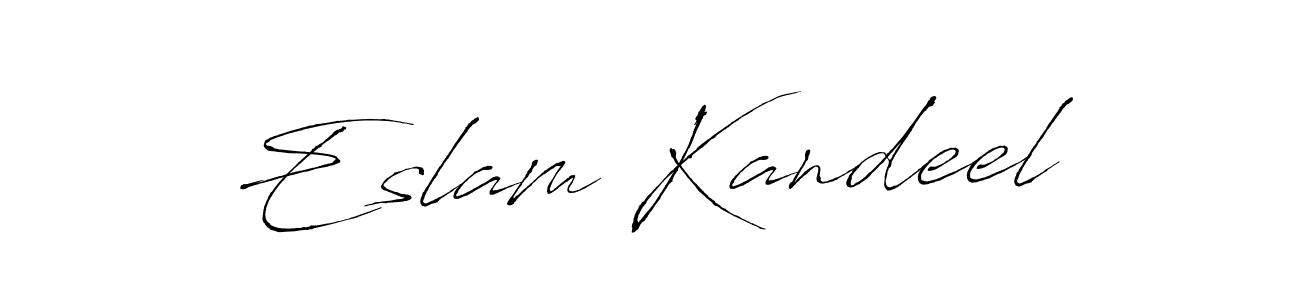 Antro_Vectra is a professional signature style that is perfect for those who want to add a touch of class to their signature. It is also a great choice for those who want to make their signature more unique. Get Eslam Kandeel name to fancy signature for free. Eslam Kandeel signature style 6 images and pictures png