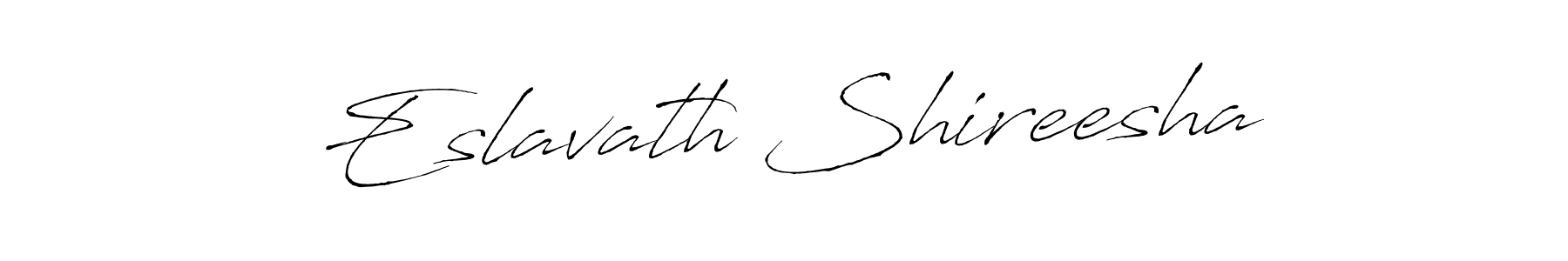 Eslavath Shireesha stylish signature style. Best Handwritten Sign (Antro_Vectra) for my name. Handwritten Signature Collection Ideas for my name Eslavath Shireesha. Eslavath Shireesha signature style 6 images and pictures png