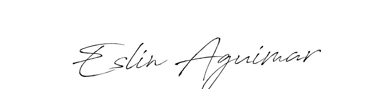 This is the best signature style for the Eslin Aguimar name. Also you like these signature font (Antro_Vectra). Mix name signature. Eslin Aguimar signature style 6 images and pictures png