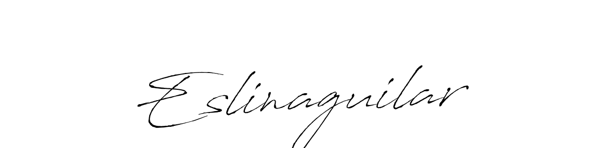 Create a beautiful signature design for name Eslinaguilar. With this signature (Antro_Vectra) fonts, you can make a handwritten signature for free. Eslinaguilar signature style 6 images and pictures png