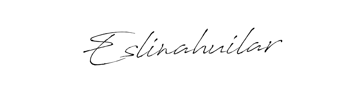 How to Draw Eslinahuilar signature style? Antro_Vectra is a latest design signature styles for name Eslinahuilar. Eslinahuilar signature style 6 images and pictures png
