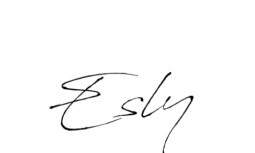 Antro_Vectra is a professional signature style that is perfect for those who want to add a touch of class to their signature. It is also a great choice for those who want to make their signature more unique. Get Esly  name to fancy signature for free. Esly  signature style 6 images and pictures png