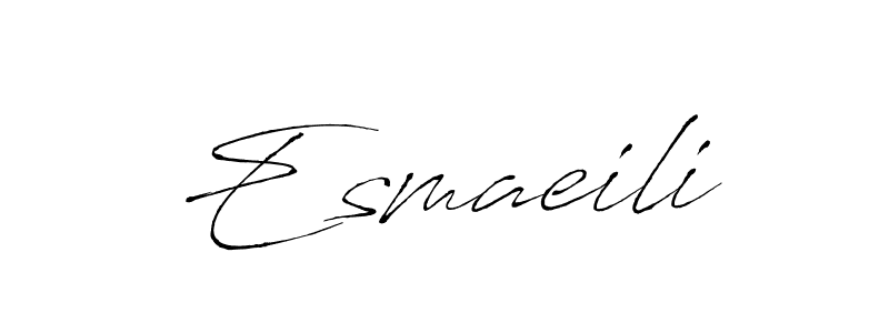 Make a beautiful signature design for name Esmaeili. Use this online signature maker to create a handwritten signature for free. Esmaeili signature style 6 images and pictures png