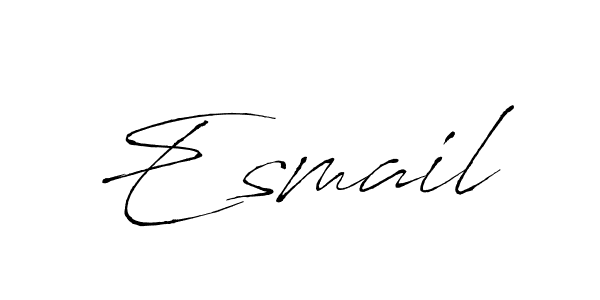 The best way (Antro_Vectra) to make a short signature is to pick only two or three words in your name. The name Esmail include a total of six letters. For converting this name. Esmail signature style 6 images and pictures png