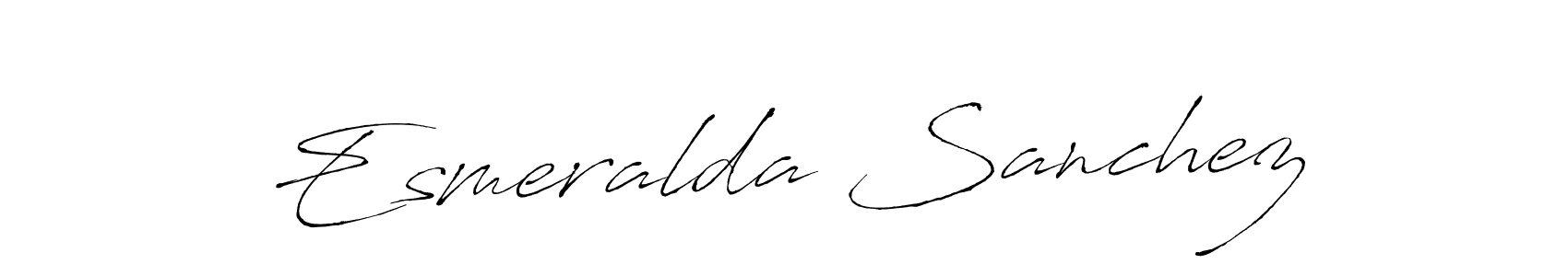 This is the best signature style for the Esmeralda Sanchez name. Also you like these signature font (Antro_Vectra). Mix name signature. Esmeralda Sanchez signature style 6 images and pictures png